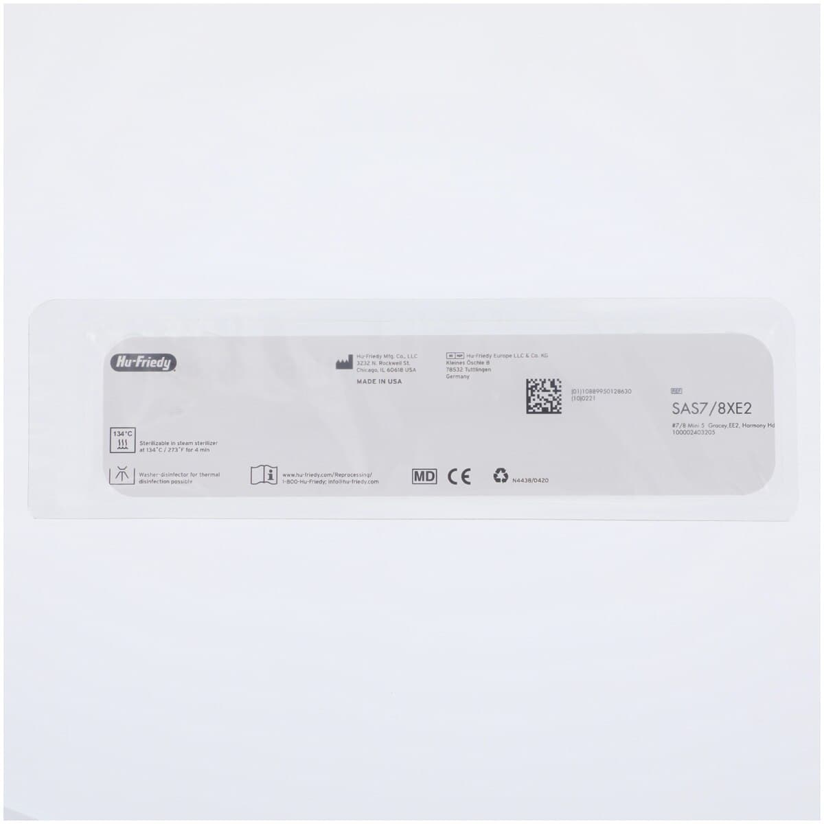 HF EverEdge 2.0 Gracey Curette 7/8 Mini Five Harmony Handle, Double End, SAS7/8XE2 thumbnail 2
