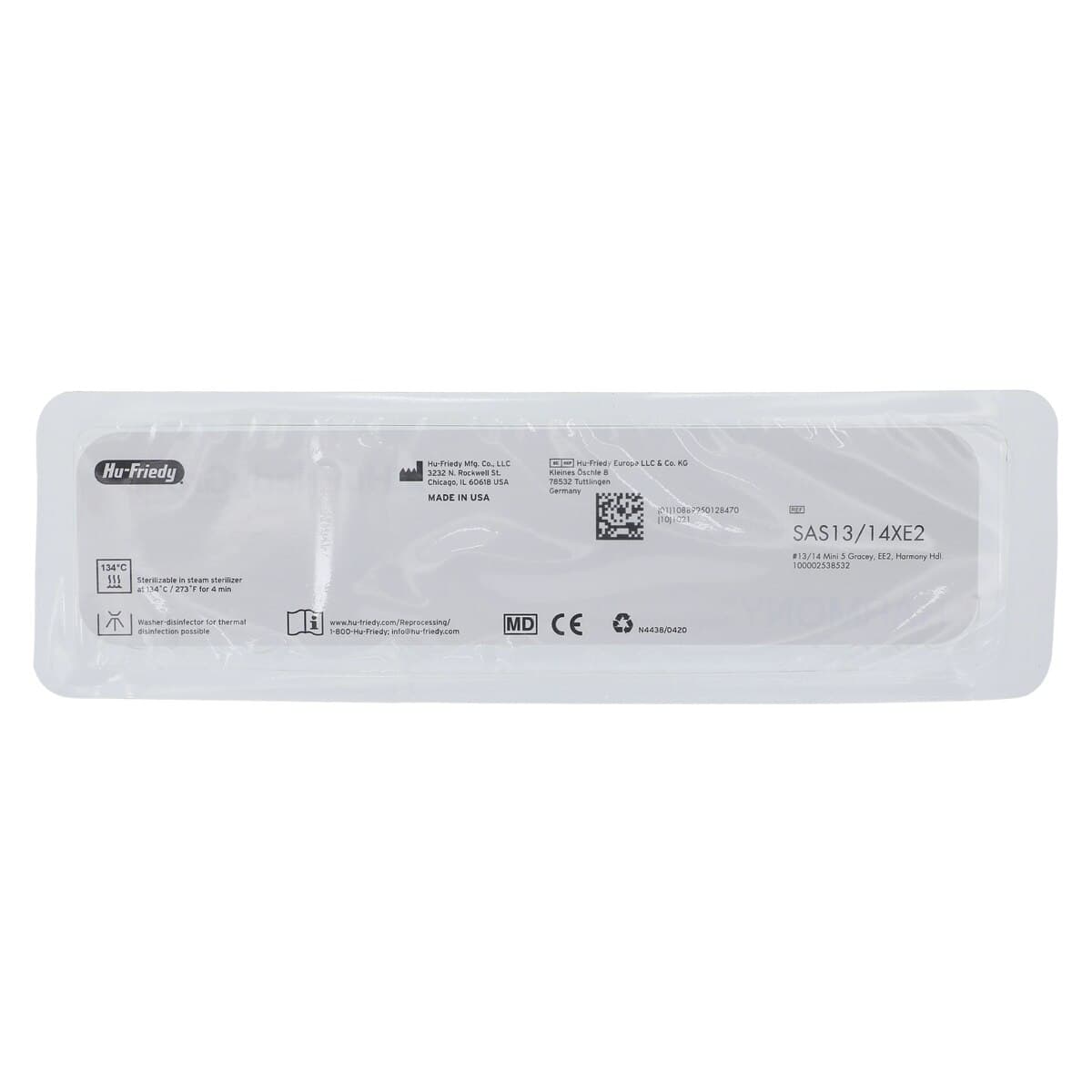 13/14 Mini Five™ Gracey Curette EE2 Harmony™ Handle, Double End, SAS13/14XE2 thumbnail 3