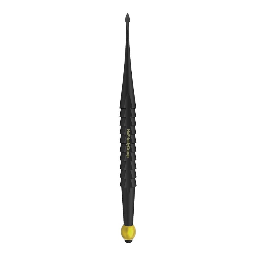 Hu-Friedy ProLux Luxating Elevator Spade, Black Line, Yellow, PROLUX1X - ProLux Spade, Yellow, Black Line - Image 1