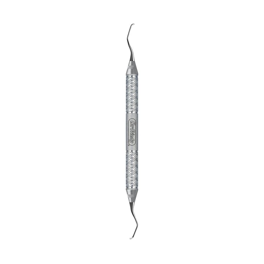 Hu-Friedy #15/16 Mini 5 Gracey EverEdge 2.0 Scaler/Curette, Double End, #9 Knurl Cone Handle - #15/16 Mini 5 Gracey EverEdge 2.0 with #9 Knurl Cone - Image 1