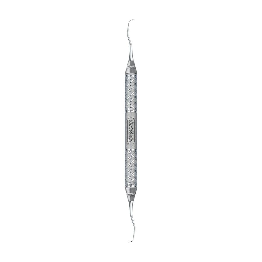 Hu-Friedy #1/2 Gracey Rigid EverEdge 2.0 Scaler/Curette, Double-End, #9 Knurl Cone Handle - #1/2 Gracey Rigid EverEdge 2.0 with #9 Knurl Cone - Image 1