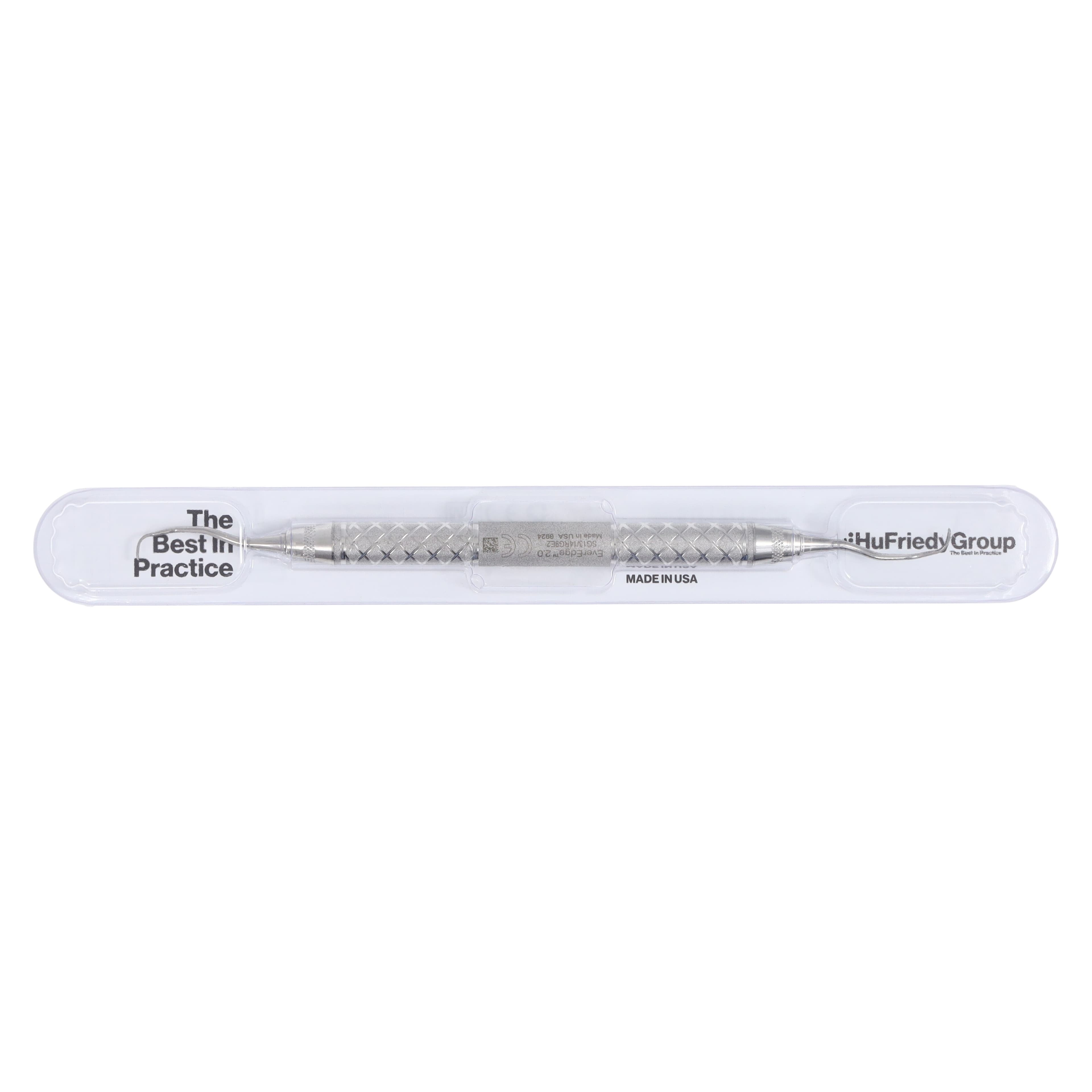 Hu-Friedy #13/14 Gracey Rigid EverEdge 2.0 Scaler/Curette, Double-Ended, #9 Knurl Cone Handle thumbnail 7