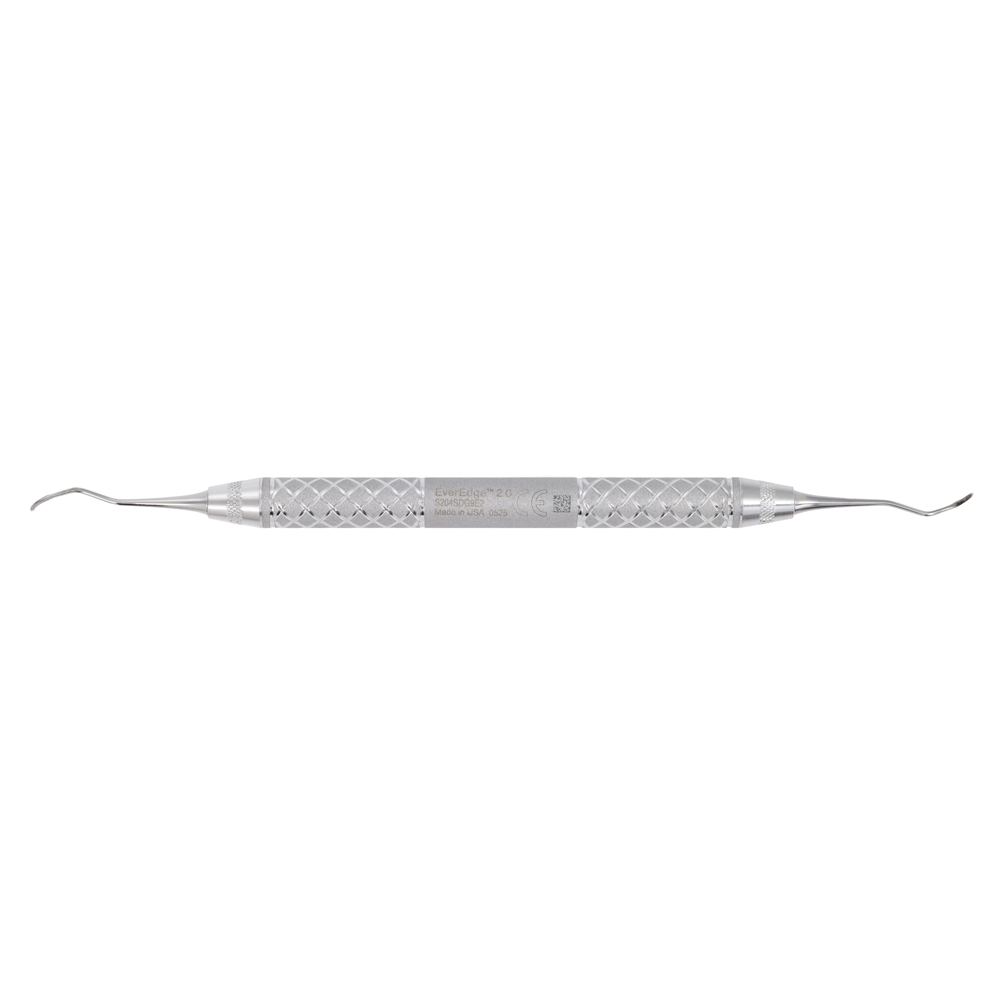 Hu-Friedy #204SD EverEdge 2.0 Sickle Scaler, Double-Ended, #9 Knurl Cone Handle, Stainless Steel thumbnail 6