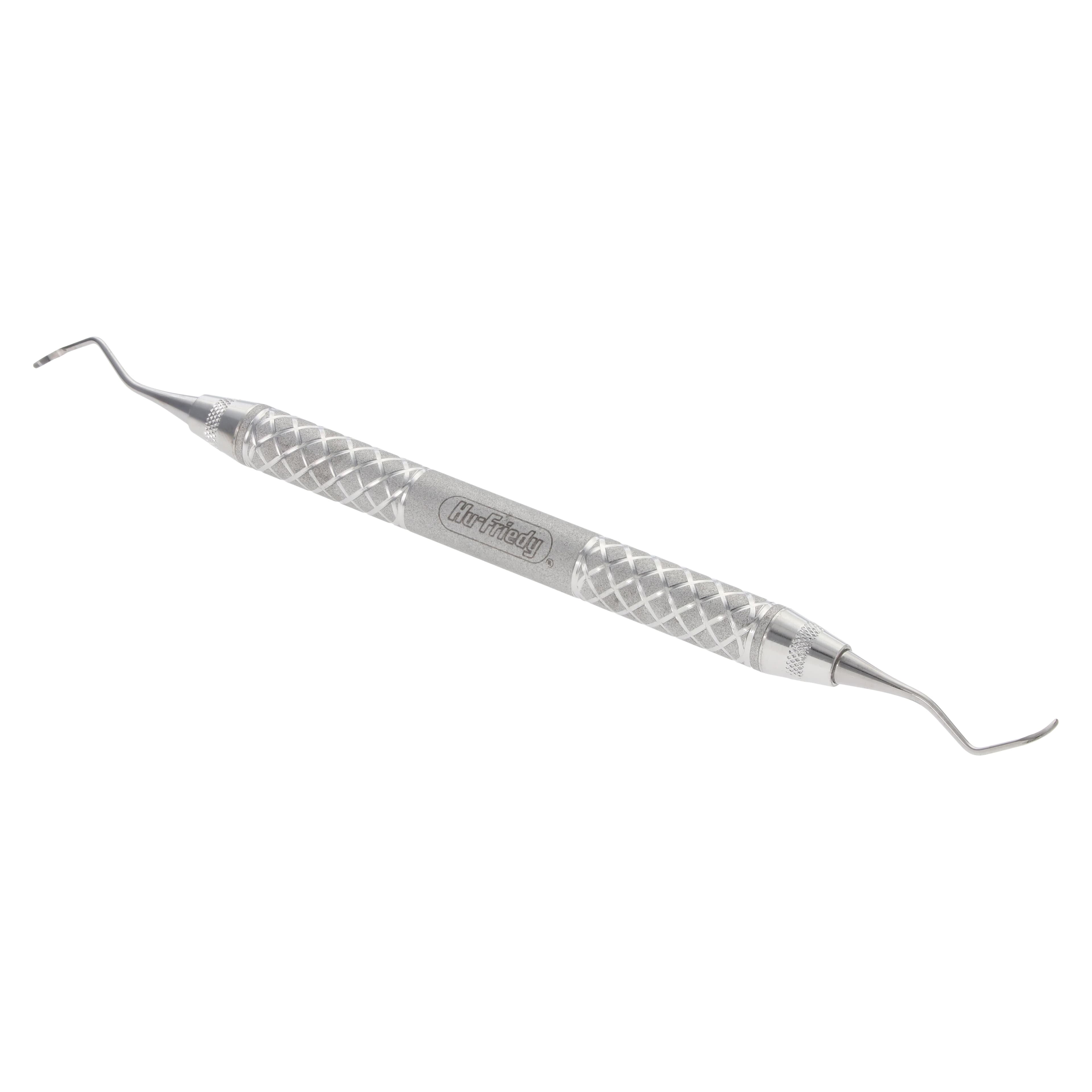 Hu-Friedy EverEdge 2.0 Columbia 4R/4L Curette, Double-Ended, #9 Knurl Cone Handle, Stainless Steel, 1 Each thumbnail 3