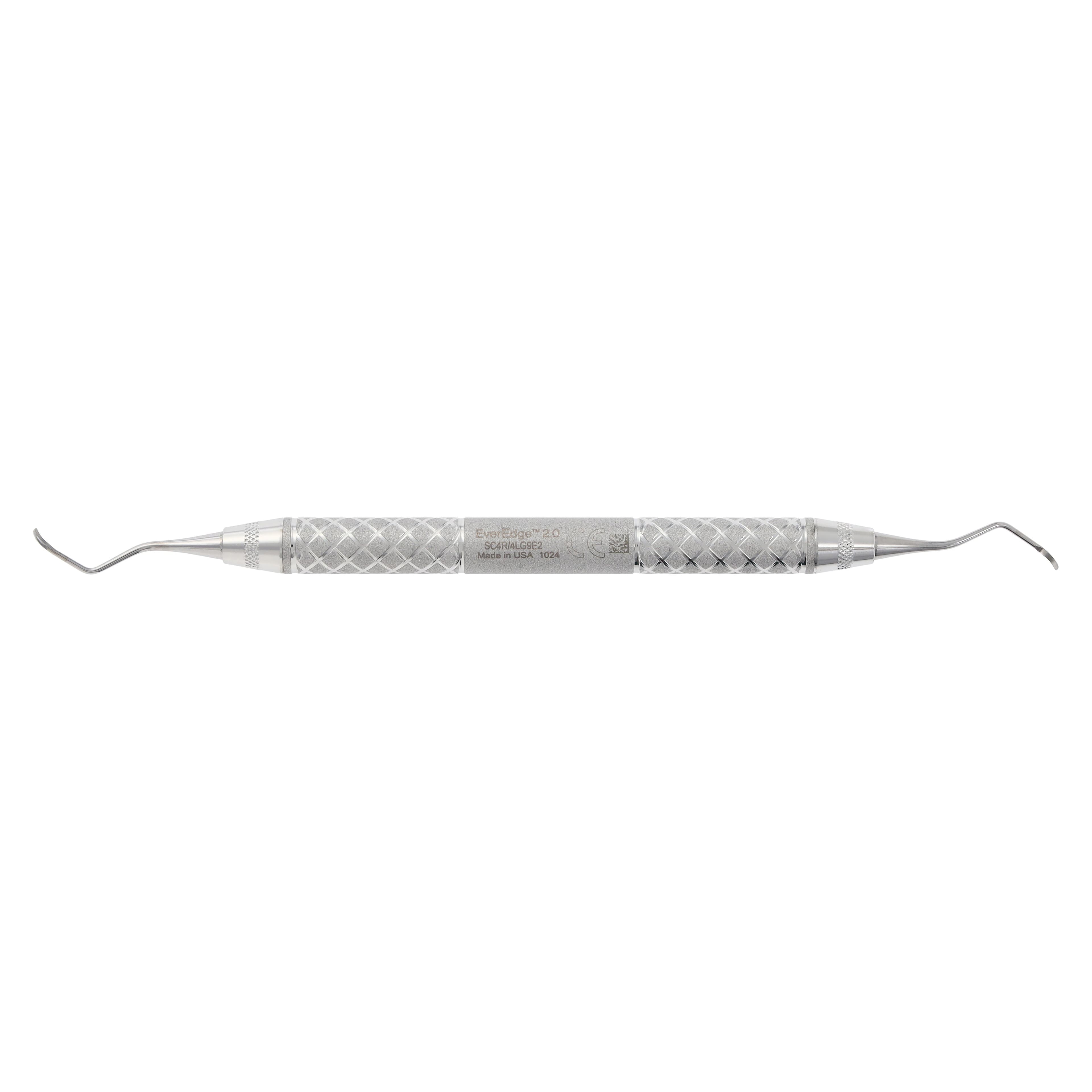 Hu-Friedy EverEdge 2.0 Columbia 4R/4L Curette, Double-Ended, #9 Knurl Cone Handle, Stainless Steel, 1 Each thumbnail 6