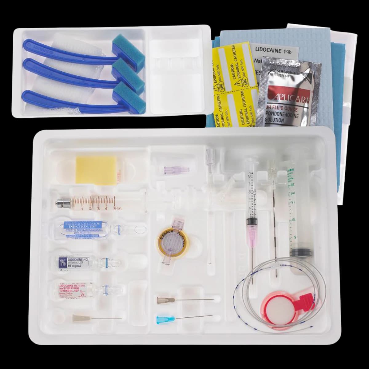 B. Braun Perifix Tuohy Epidural Tray, Continuous - Tuohy Epidural Tray Continuous - Image 1