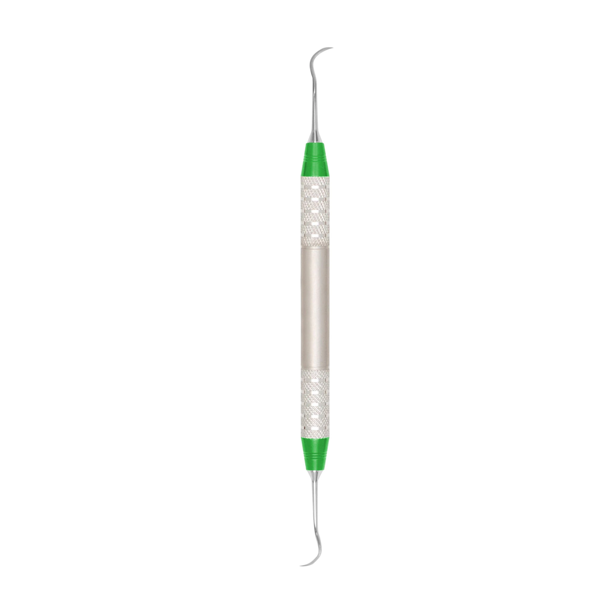 A. Titan Instruments D-Lite Scaler, MTJ, Universal, Double-Ended, Stainless Steel, Color Coded Green, MTJDL - Contra angle for universal ada - Image 1