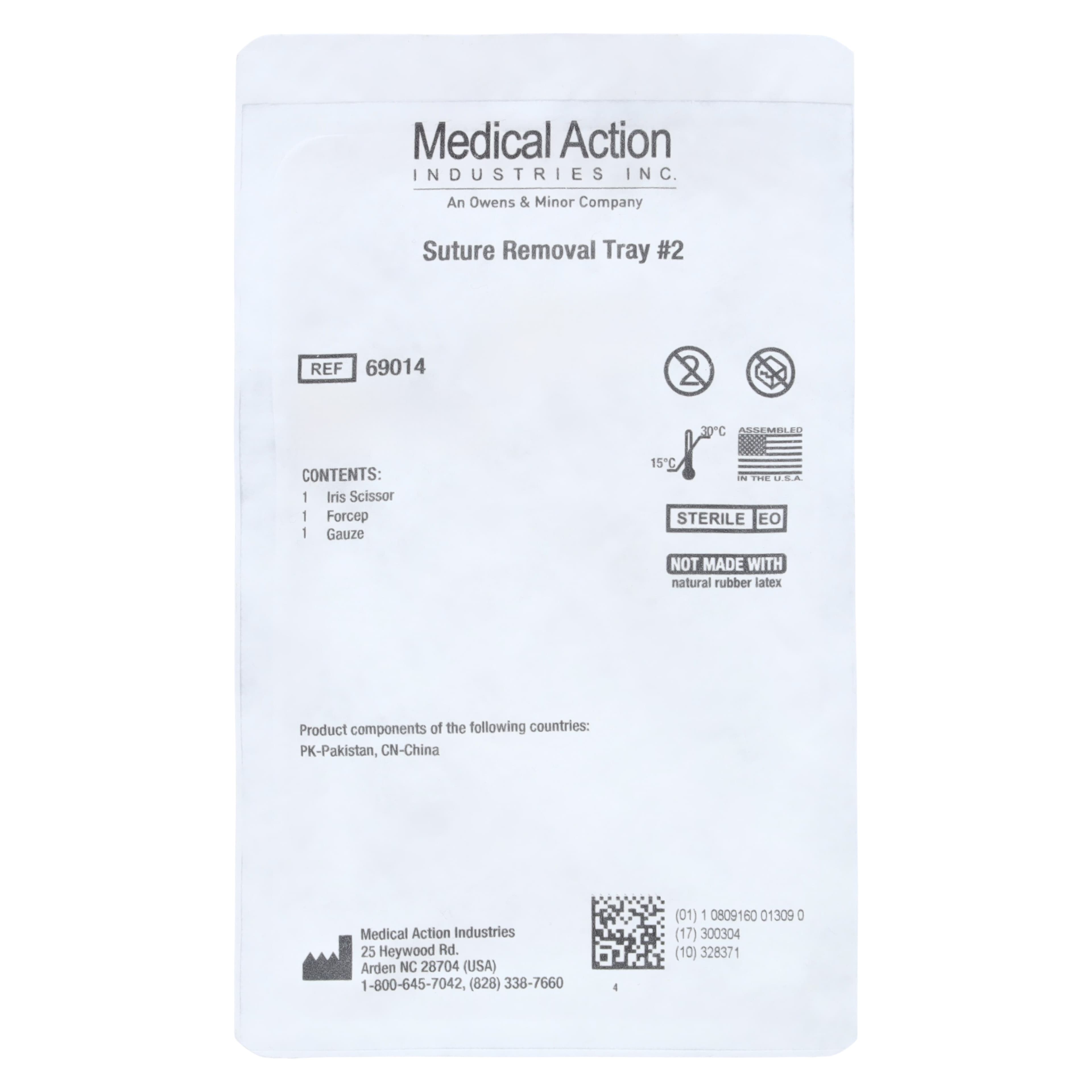 Medical Action Industries Suture Removal Tray, Sterile, 2 Trays thumbnail 8