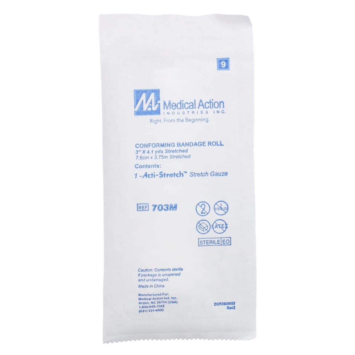 Acti-Stretch Conforming Bandage Gauze, 3" x 4.1 yd, Sterile, 12/Box thumbnail 3