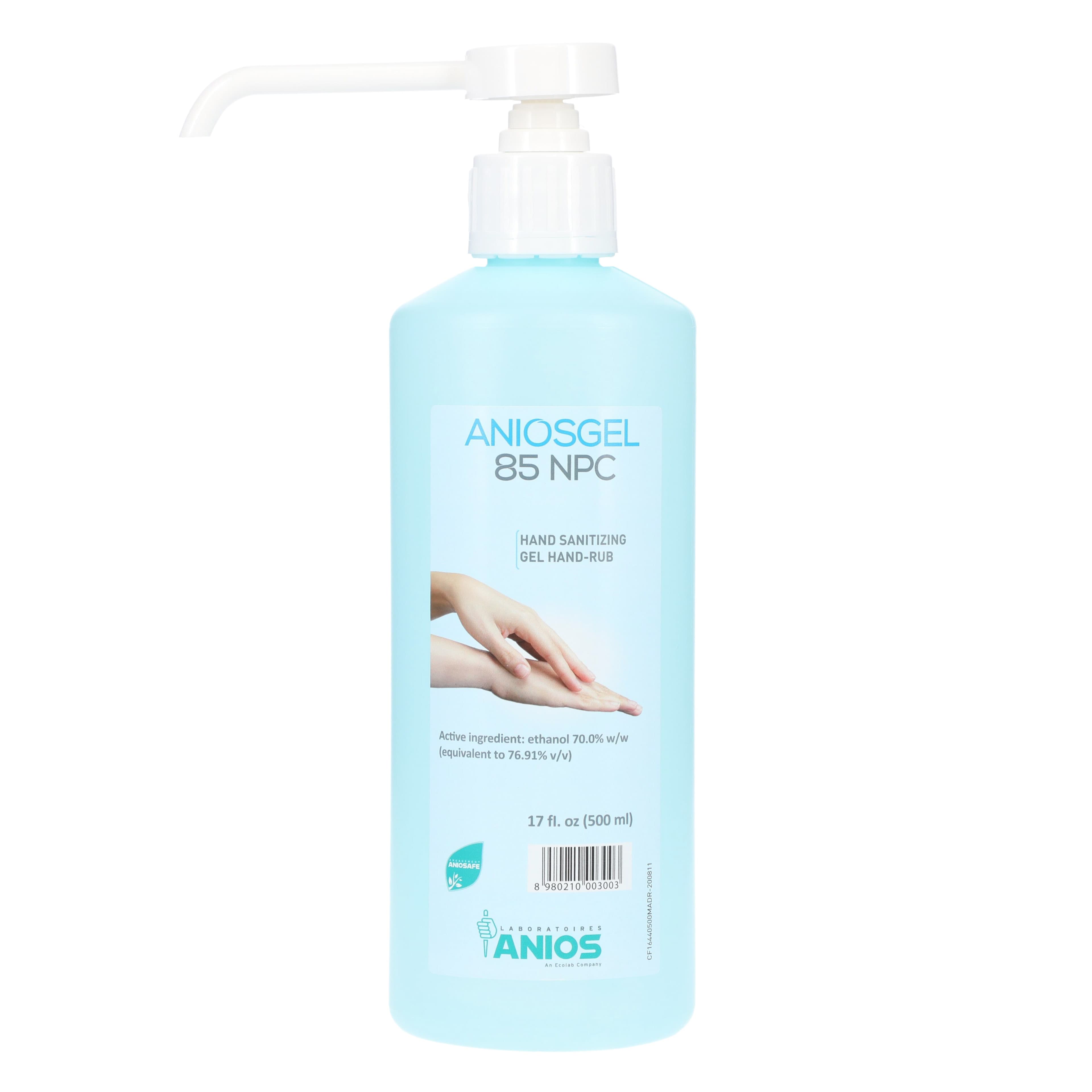 Aniosgel 85 NPC Sanitize Hand Rinse, 500mL (16.9 oz), Ethyl Alcohol, 12/Case - Aniosgel 85 NPC Sanitize 500mL - Image 1