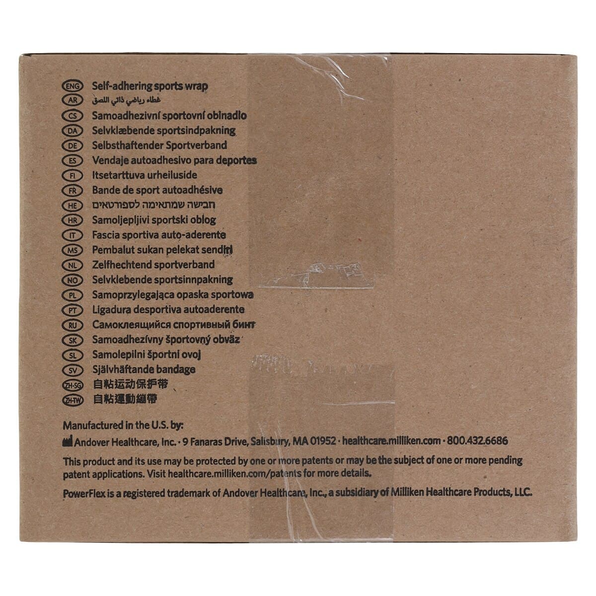 PowerFlex Elastic Athletic Tape, 1" x 6 yd, Black, Non-Sterile, Latex-Free, 48/Case thumbnail 5