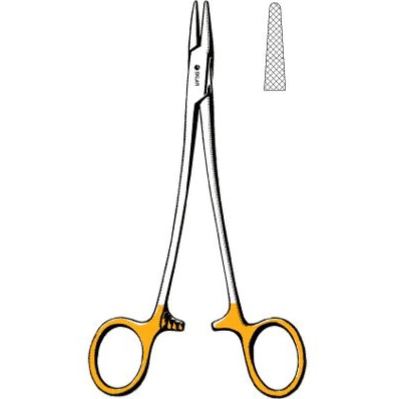 Sklar Instruments Mayo-Hegar Needle Holder, Serrated Jaw, 7 inch - Holder Needle Mayo-Hegar - Image 1