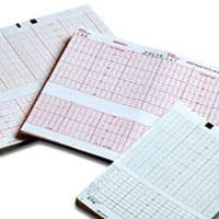Nissha Medical Technology Fetal Chart Paper for HP Twin Monitor, 40/Case - Fetal Chart Paper HP Twins Mon - Image 1