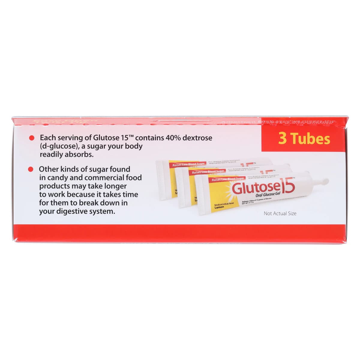 Glutose 15 Gel Lemon, 15g Tube, 3/Pack thumbnail 6