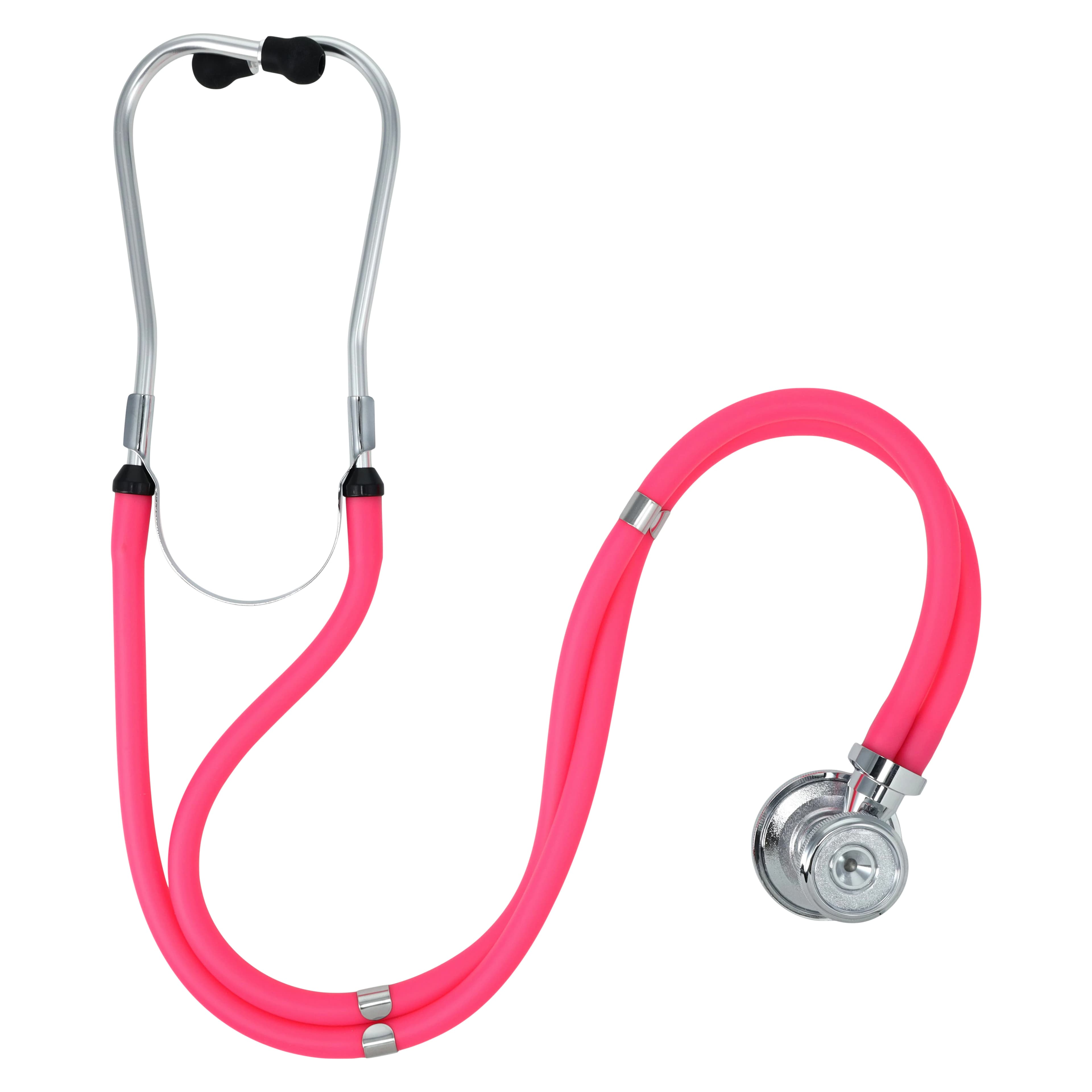 ADC Adscope 641 Sprague Rappaport Stethoscope, Adult/Pediatric, Neon Pink, Double Lumen Tubing, Each - Steth Adscope Pink 2Hd Sprague - Image 1