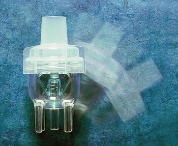 Misty Max 10 Medication Nebulizer with Exhalation Filter, 6" Tubing, Latex-Free, 25/Case - Medi System w/Filter Nebulizer - Image 1
