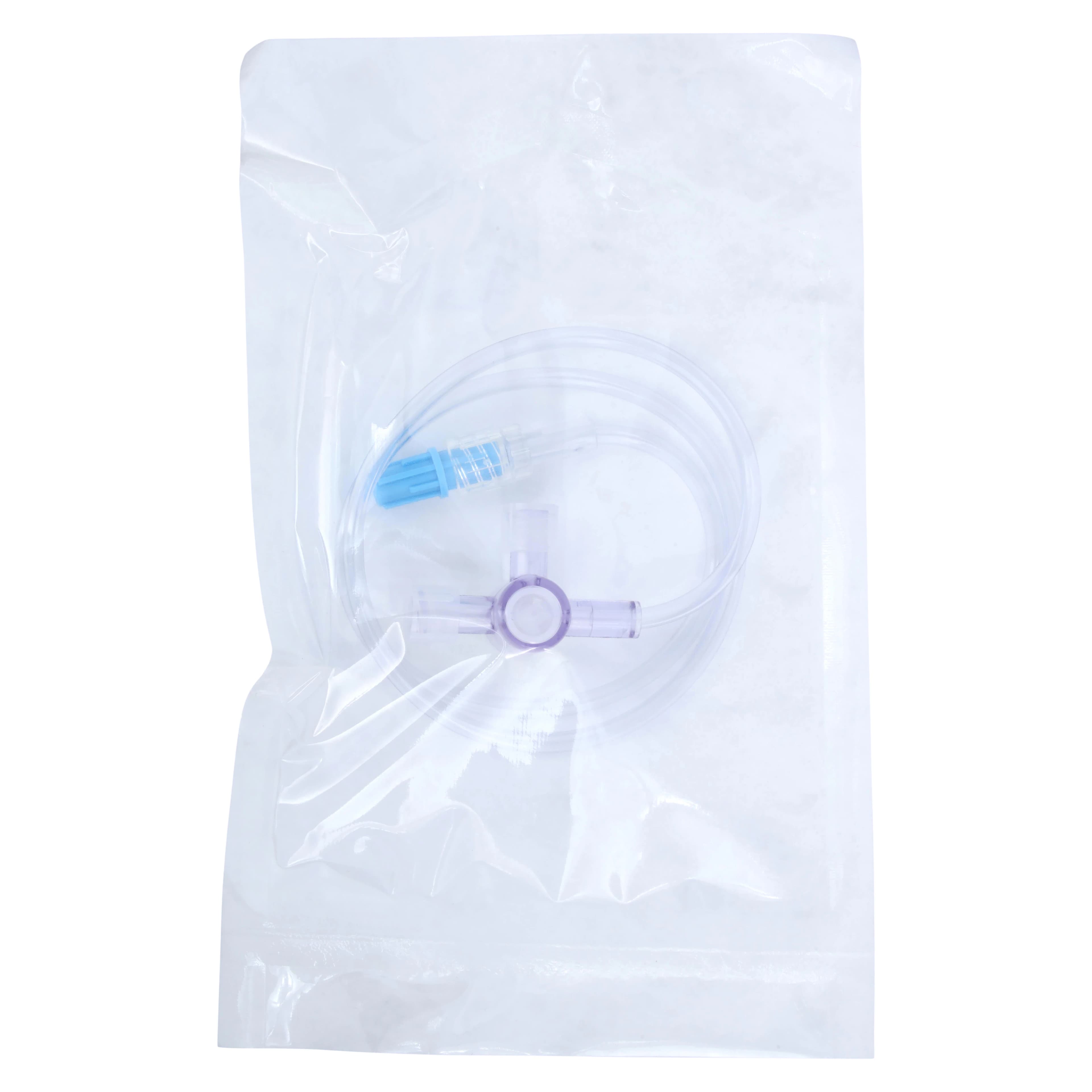 Hi-Flo Stopcock 3-Way Male Luer Lock, Slide Swivel, 2.6mL Priming Volume, Sterile, Non-DEHP, Latex-Free, 50/Case thumbnail 2
