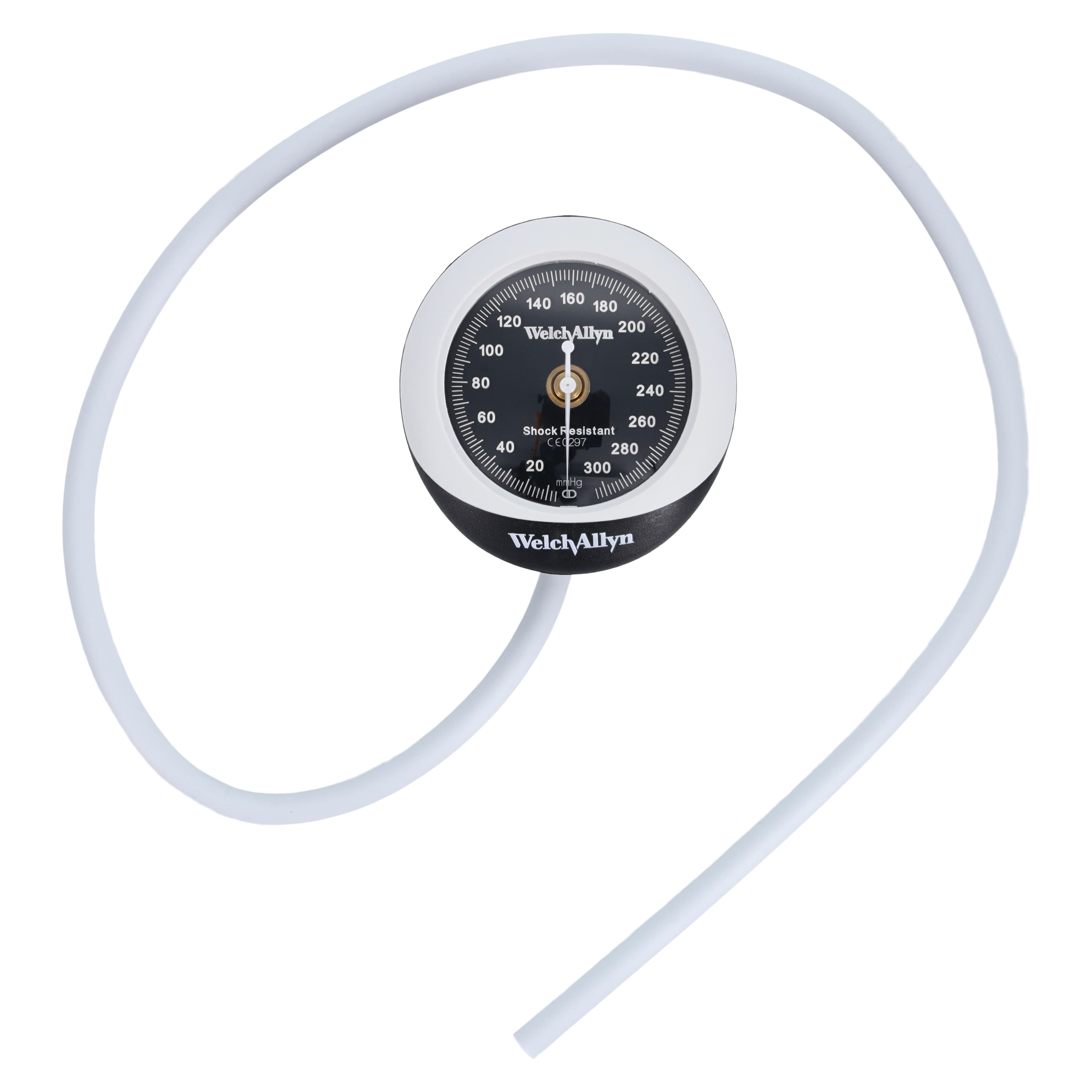 Welch-Allyn DuraShock Silver Series Aneroid Sphygmomanometer with Adult Cuff, Size 10, Black/Gray, Latex-Free thumbnail 5