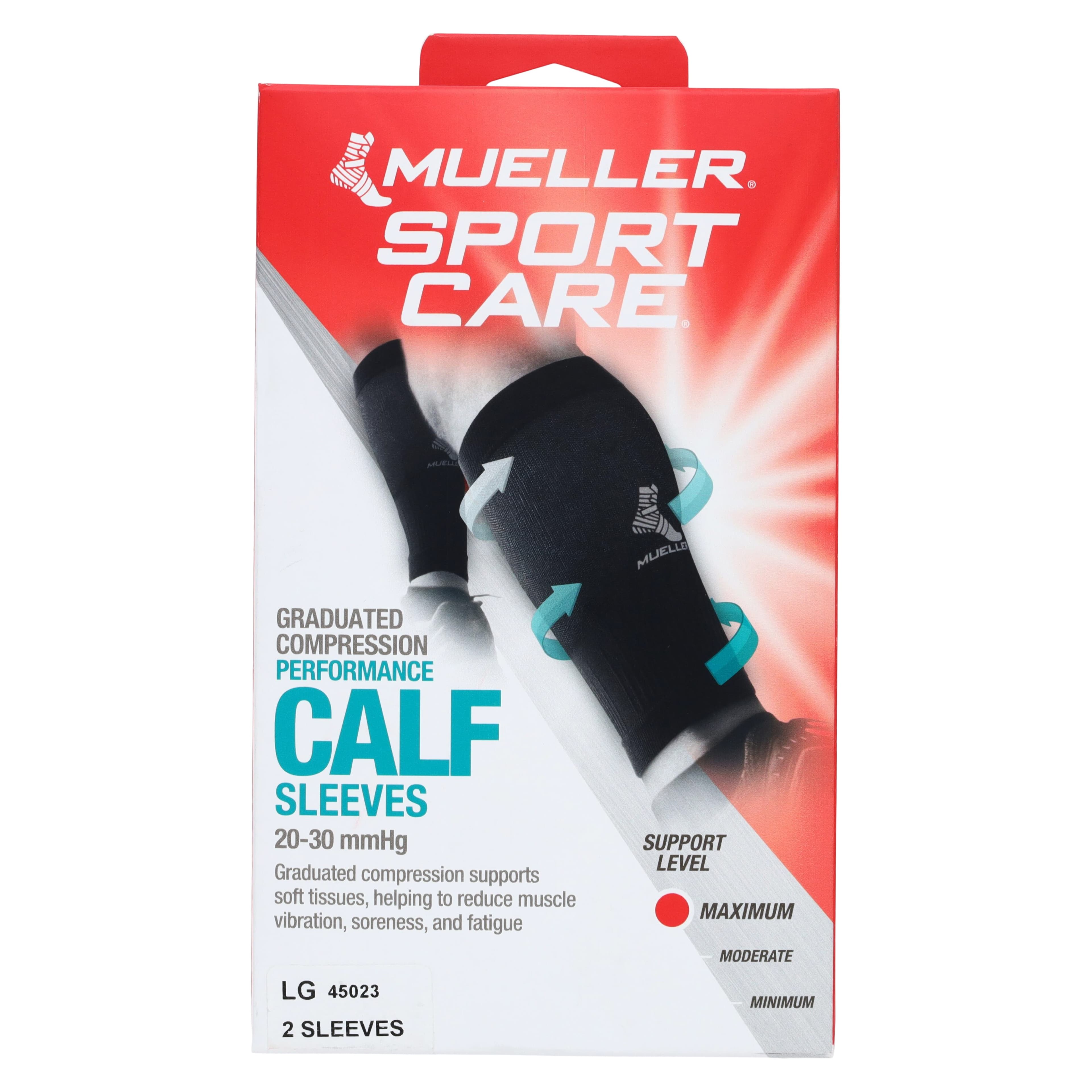 Mueller Sports Medicine Calf Compression Sleeve, Large, 15-17" thumbnail 4