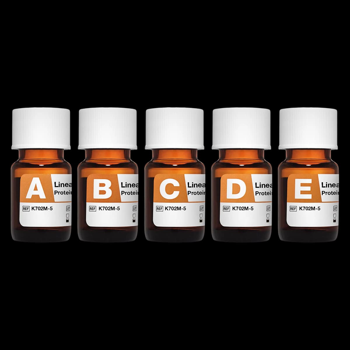 Audit Microcontrols Micro LQ Protein 5 Level Linearity Control Set, 5 x 2 mL, 5/Pk - Protein Linearity Control Set - Image 1