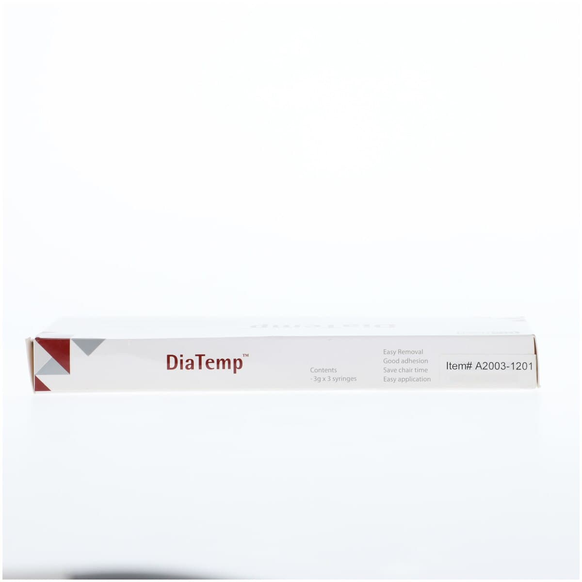 DiaTemp Light-Cured Temporary Restorative Material, Yellow (Anterior), 3g Syringe, Pack of 3, A2003-1201 thumbnail 2