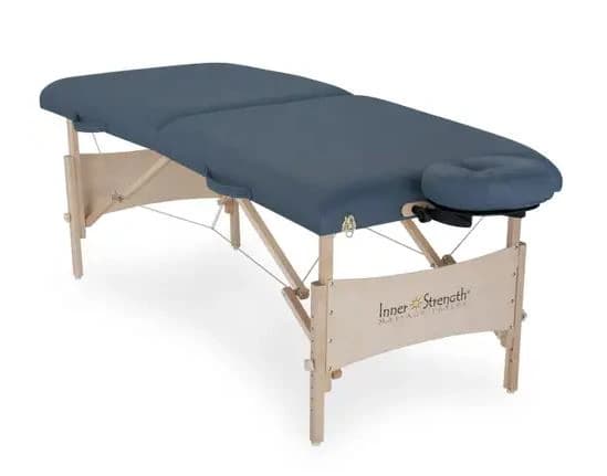 Earthlite Harmony DX Massage Table Package, Navy Blue, 600 lb Capacity - Table Harmony DX Massage Pkg - Image 1