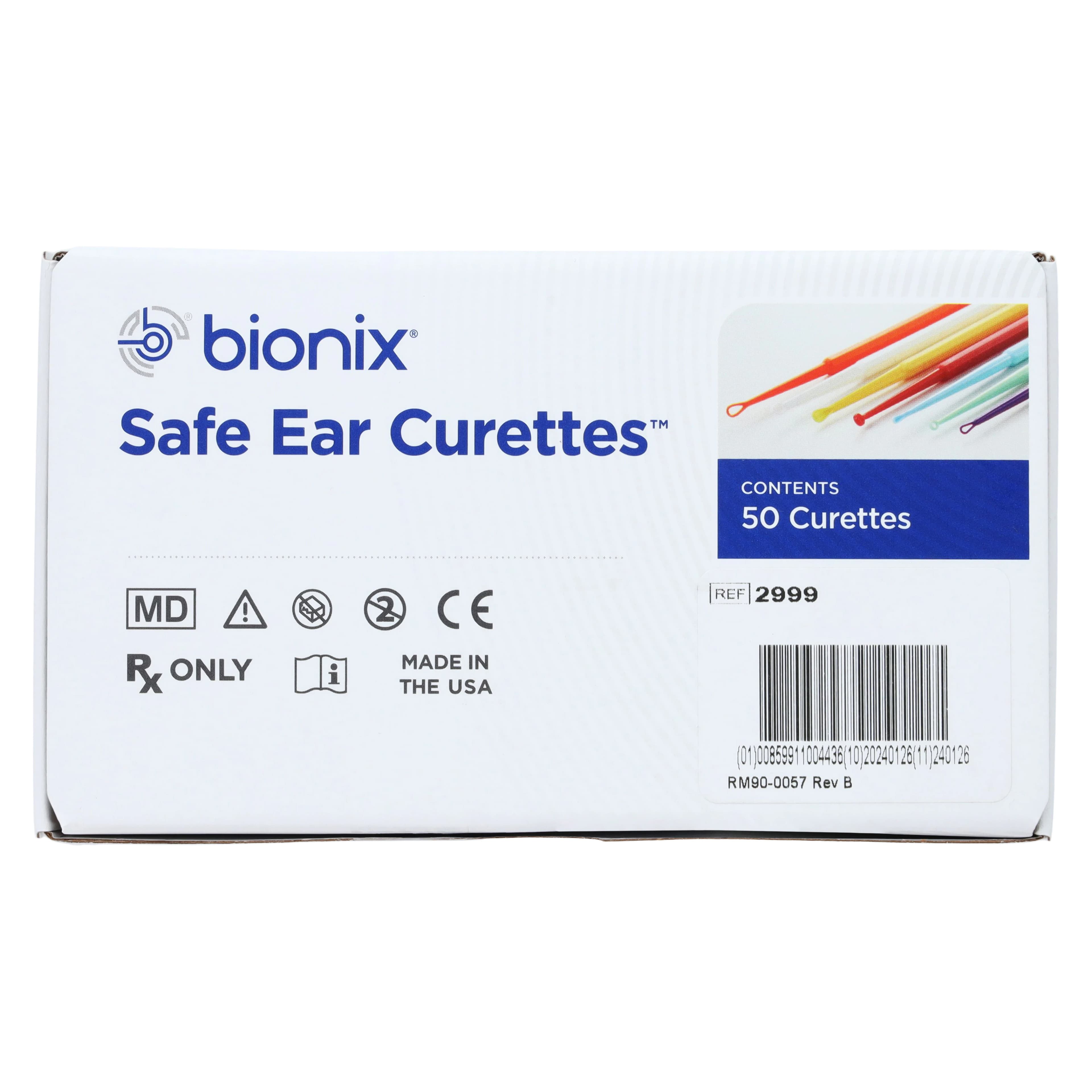 Bionix ControLoop Ear Curette, 4mm, Orange, Polypropylene, Non-Sterile, Disposable, 50/Case thumbnail 3