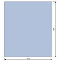 C-Core Medical Sheet Drape, Sterile, Non-Fenestrated, X-Large, 65" x 98" - Sheet Drape Sterile X-Large - Image 1