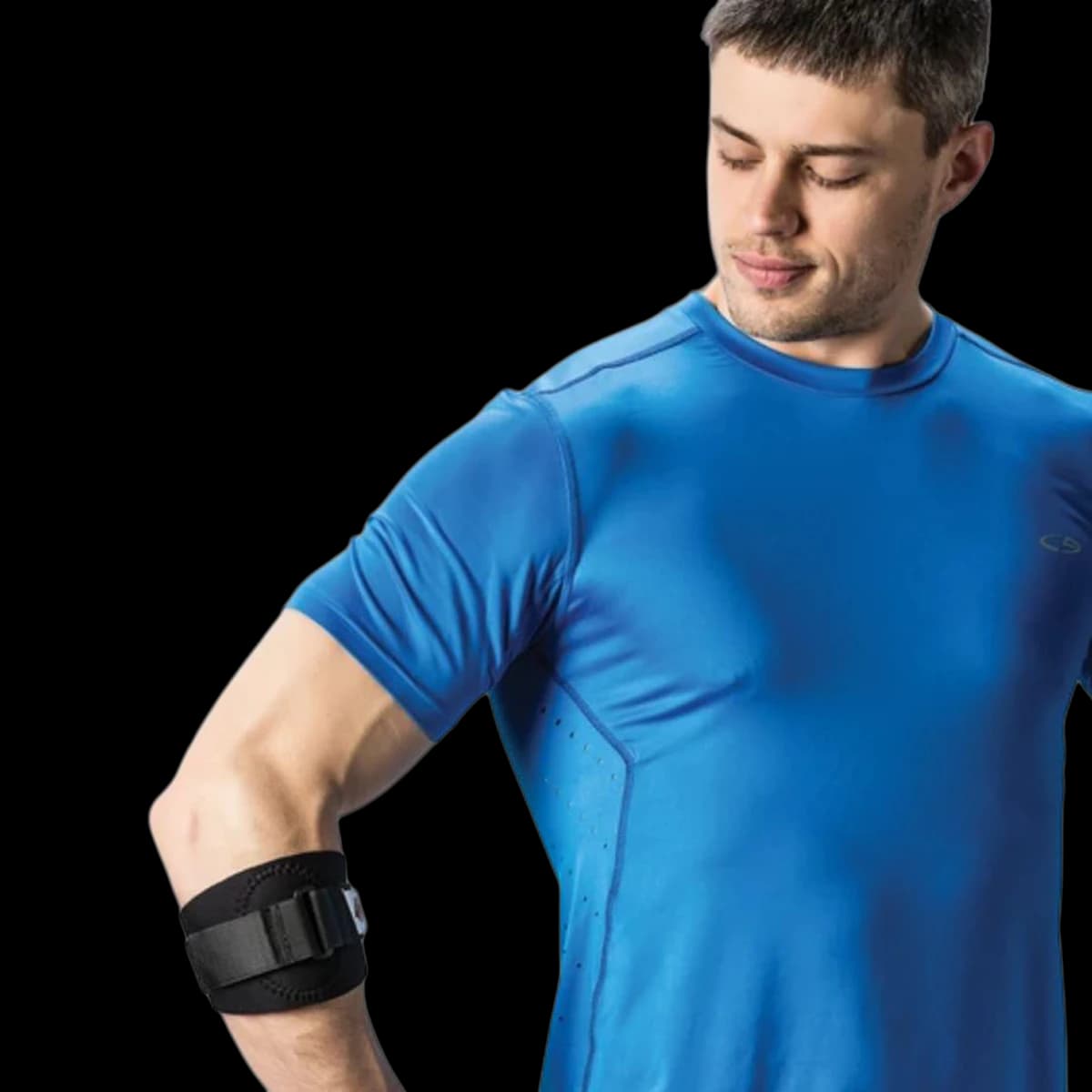 Swede-O Tennis/Golf Elbow Support, Neoprene, Size Small (9-10") - Elbow Support Neoprene - Image 1
