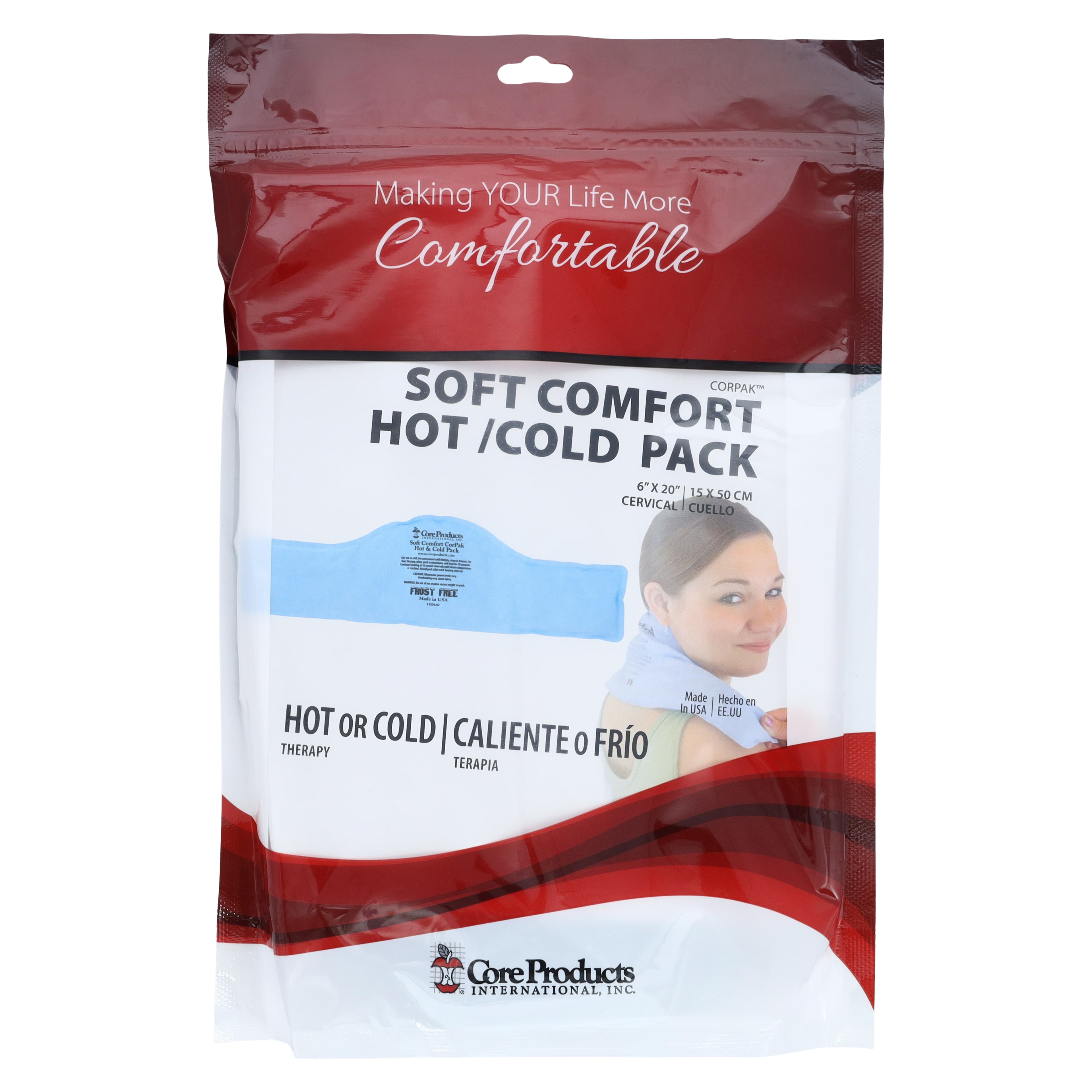 Core Products CorPak Soft Comfort Hot/Cold Therapy Pack, 6" x 20", Neck thumbnail 3