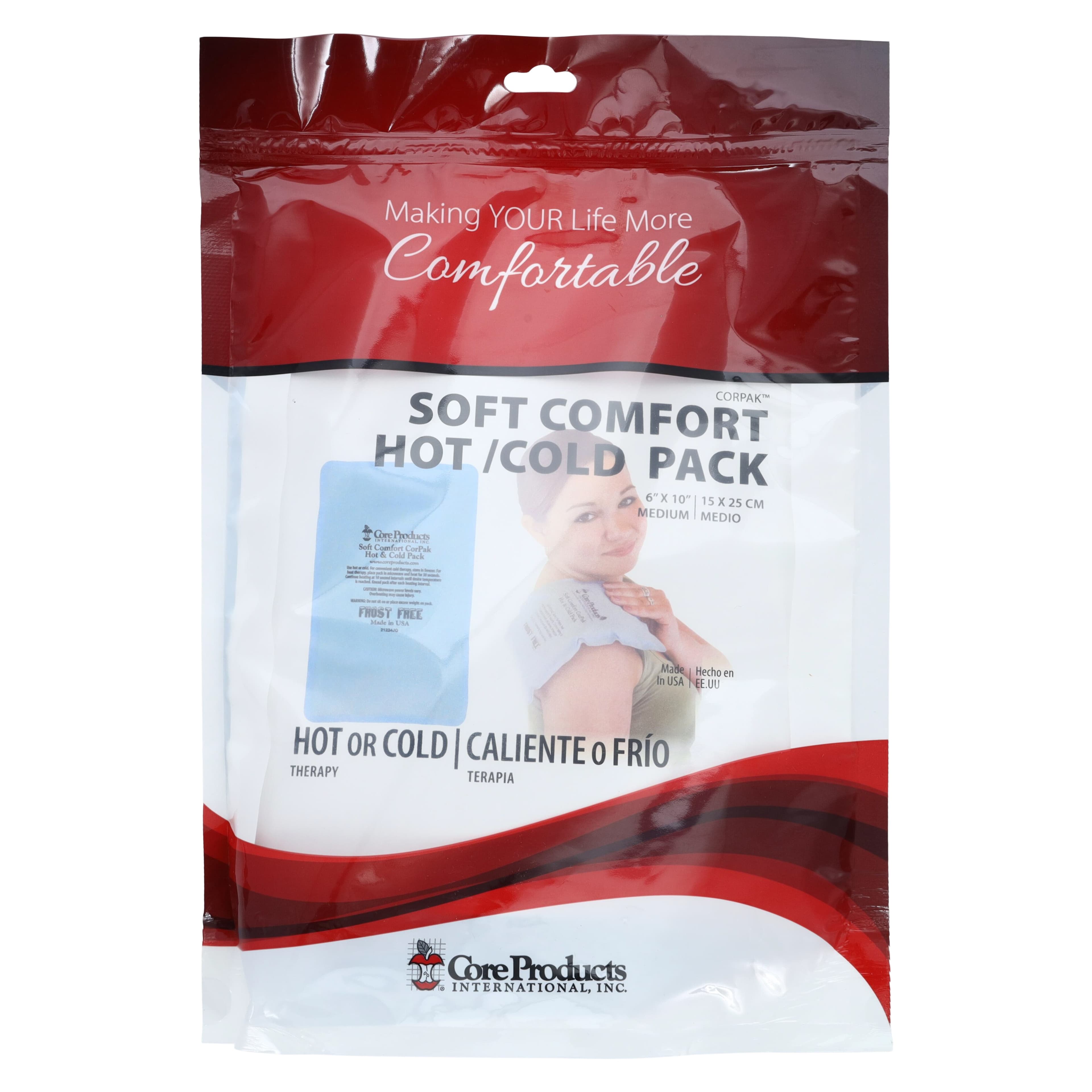 CorPak Soft Comfort Hot/Cold Therapy Pack, 6" x 10", Medium thumbnail 3