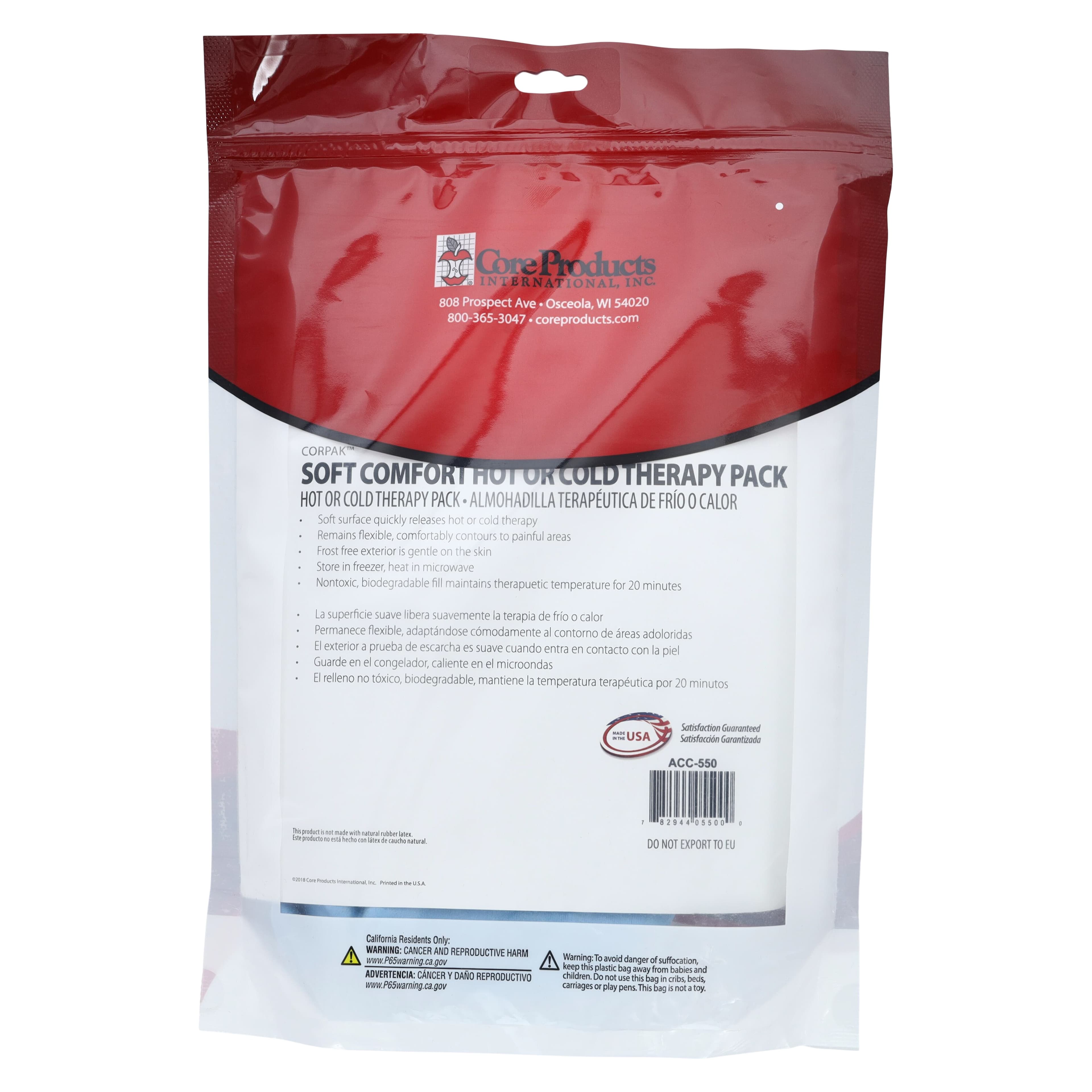 CorPak Soft Comfort Hot/Cold Therapy Pack, 6" x 10", Medium thumbnail 4