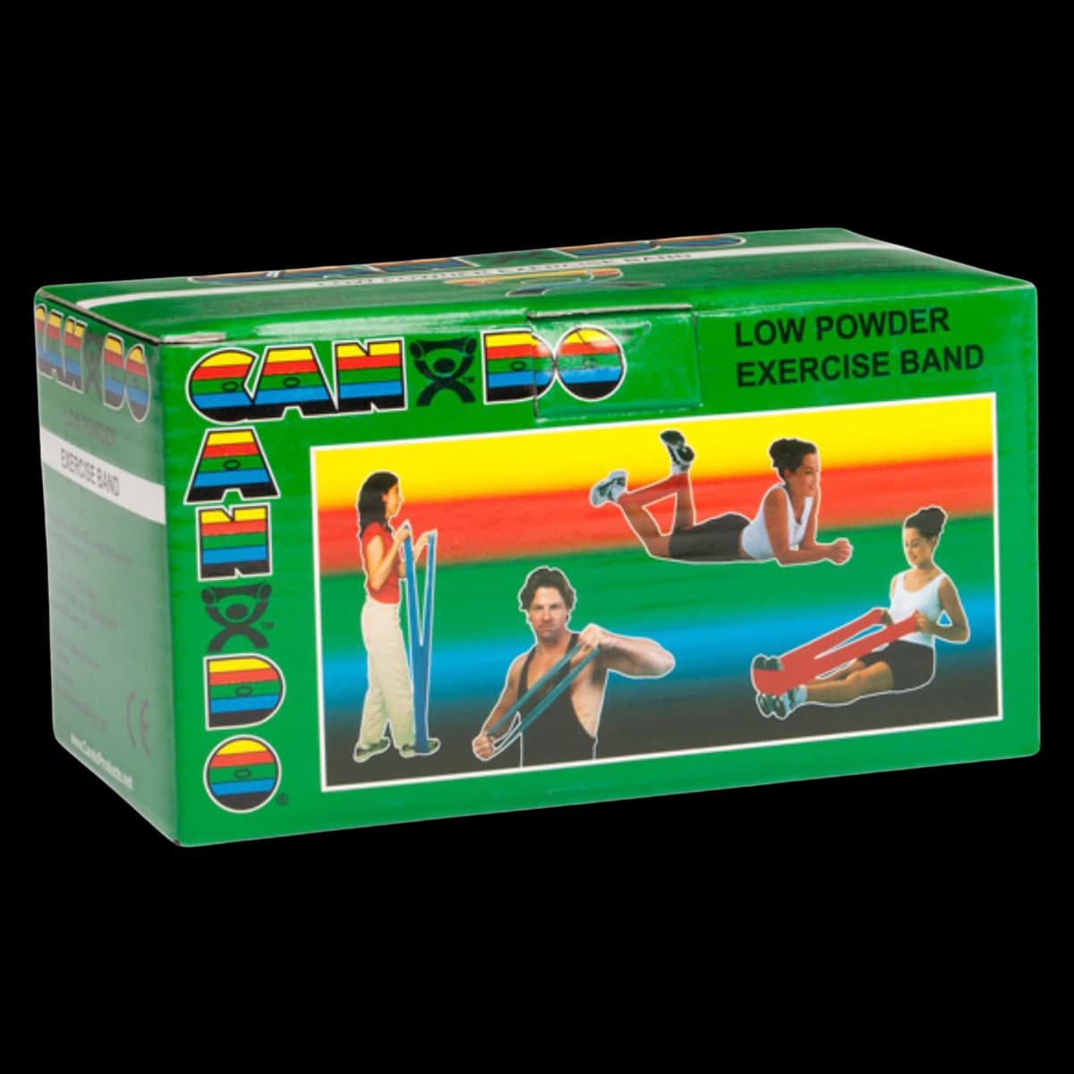 CanDo Exercise Band, 6 yd, Green, Medium Resistance - Exercise Band Can-do Grn - Image 1