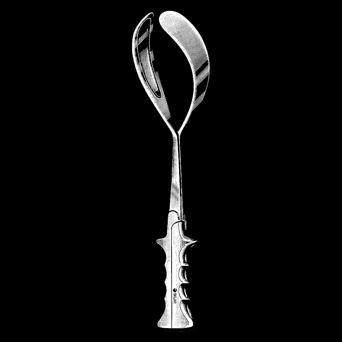 Sklar Instruments McLane-Tucker-Luikart OB Forceps, 15-1/2", Stainless Steel - Forcep McLane OB Tuck - Image 1