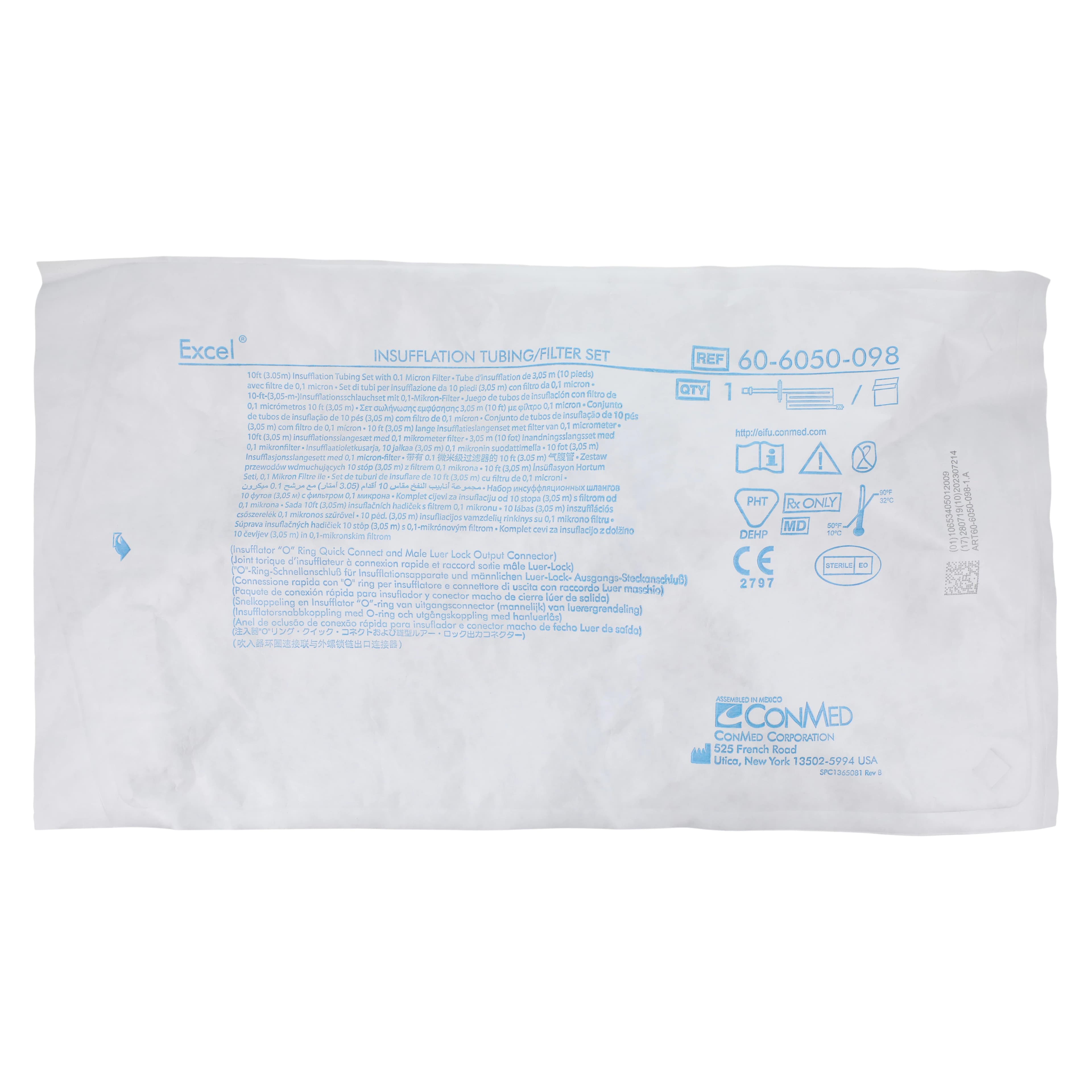 Conmed Insufflation Tubing, 10 ft - Tubing Insufflation - Image 1