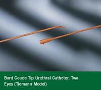 Bard Medical Red Rubber Urethral Catheter, 18 Fr, Coude Olive Tip, Intermittent - Urethral Cath.18fr Coude Tip - Image 1