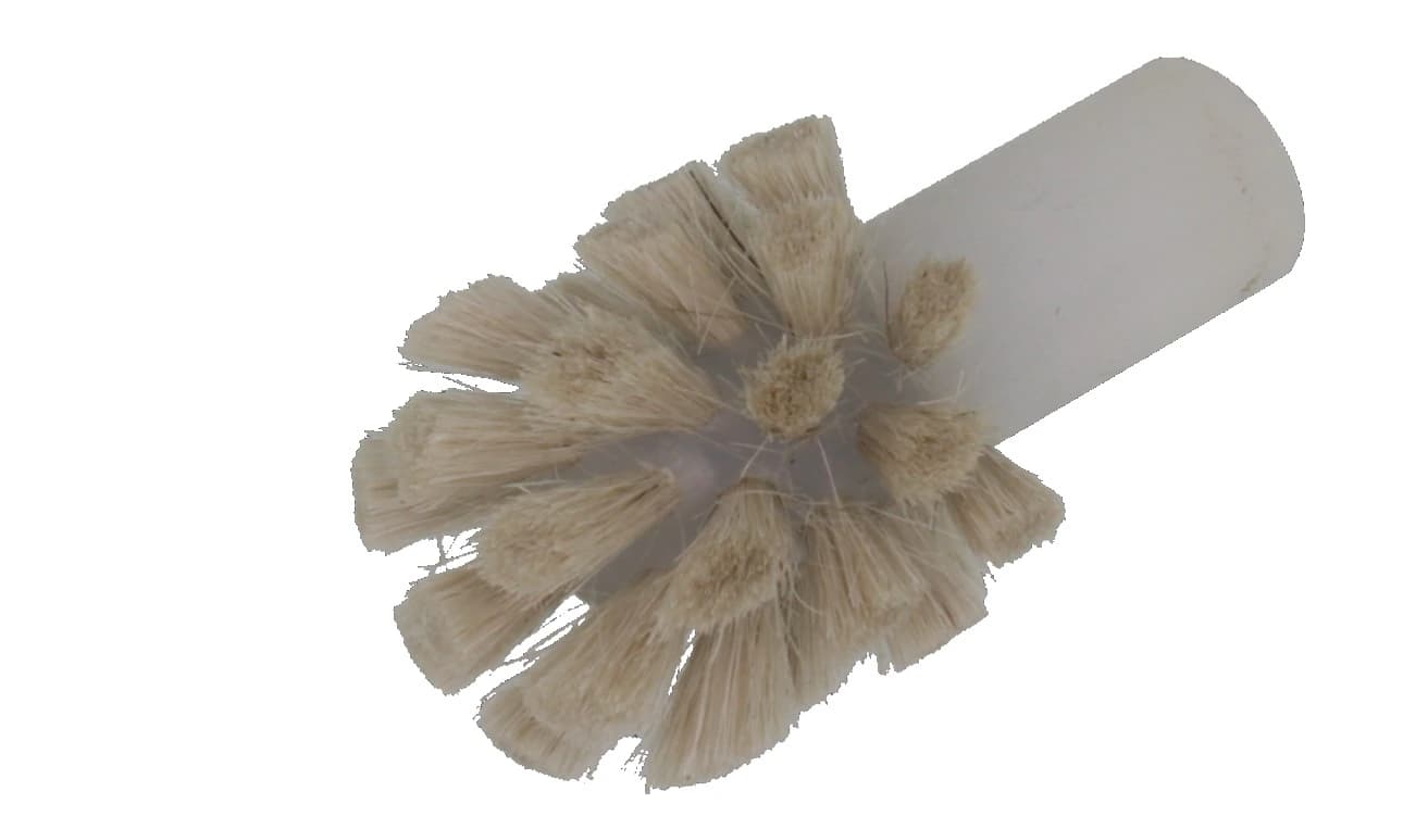 Handler Manufacturing Lathe End Brush, Goat Hair, White - Lathe End Brush Goat Hair Wht - Image 1