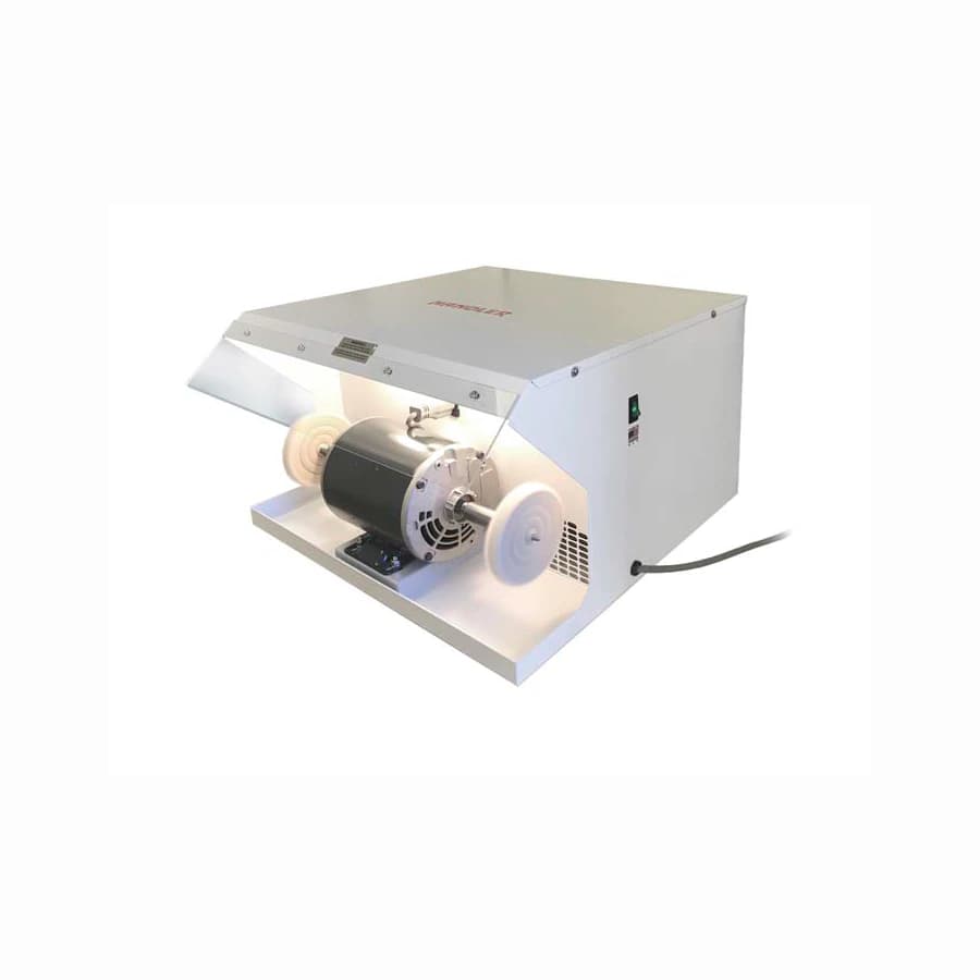 Handler 76M Mid Size Polishing Unit, 115V, 1/3 HP Motor with Dust Collection and Shield - Mid Size Polishing Unit 115V - Image 1