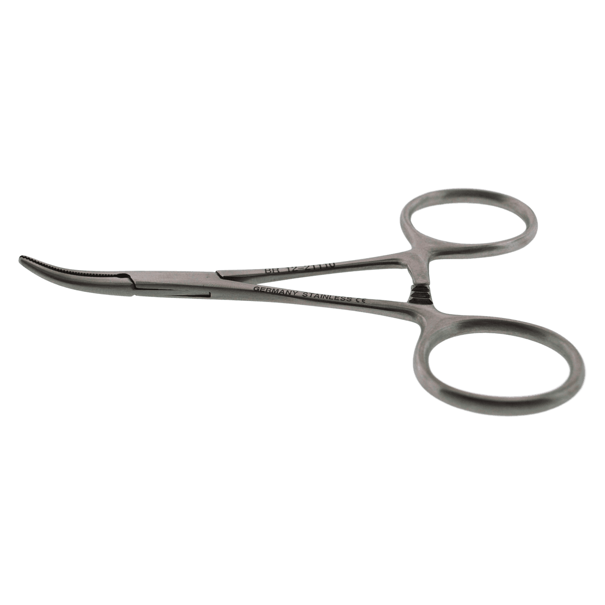 Hartmann Mosquito Hemostatic Forceps, Curved, 4" (10 cm), Stainless Steel, Each - Forcep Hartman Mosquito Curved - Image 1