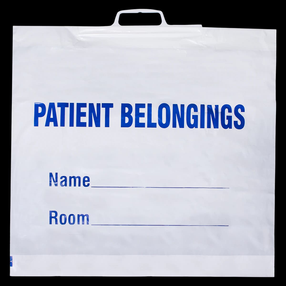 DawnMist Patient Belongings Bag, White, 20" x 23" - Patient Belonging Bag 20x23 - Image 1