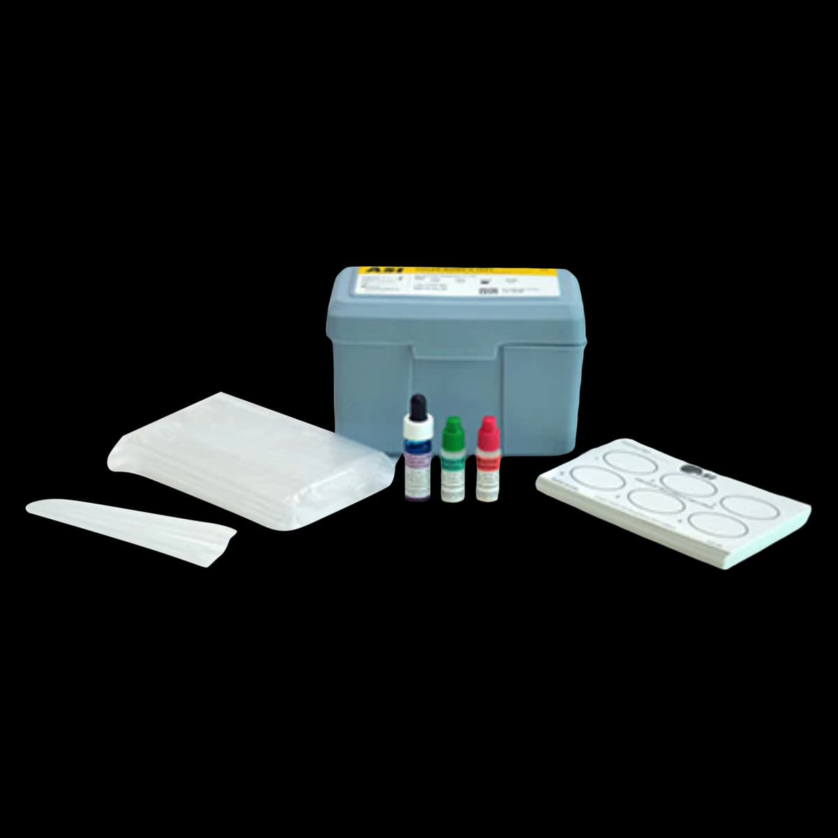ASI Color Mono II Test Kit, Moderately Complex, with 2 Controls, 50 Tests/Kit - Mono Test 50 Dtrmnatn/Kt - Image 1