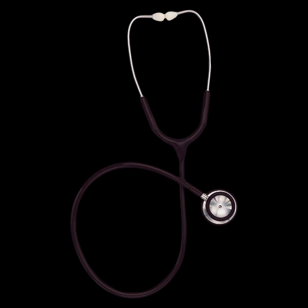 Mabis Classic Stethoscope, Adult, Black, Single Lumen Tubing thumbnail 2