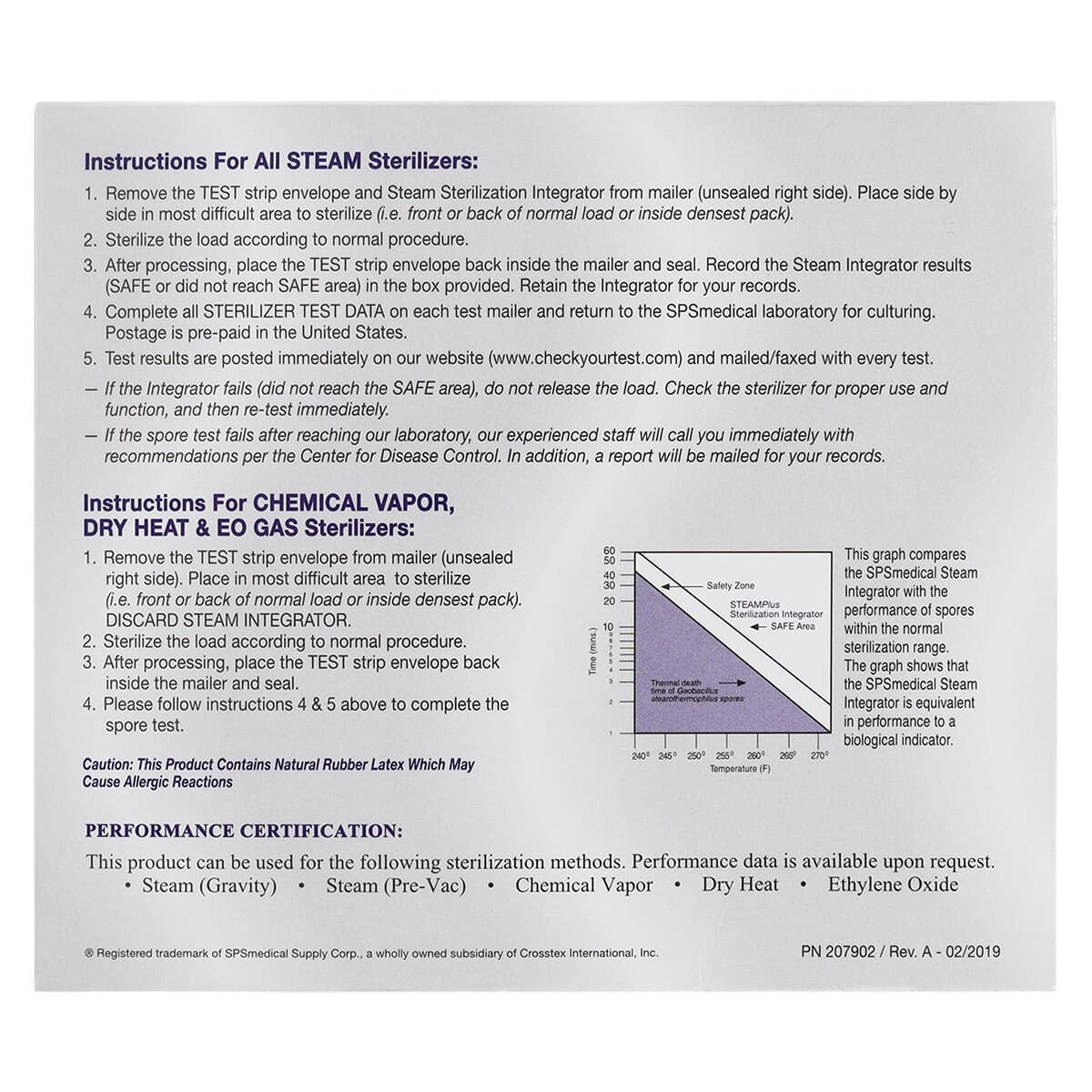 PassPort Plus Sterilizer Monitoring Service, Mail-In Biological Indicator Test Kit, 12/Box, PP-012 thumbnail 5