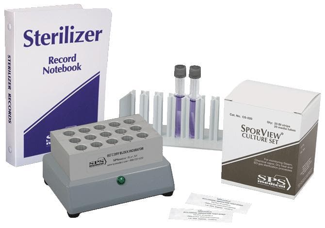 SporView 37°C Dry Block Incubator, 15 Wells, 13mm, 1 Each - Sporview 37 Degree C Dry Block Incubator - Image 1