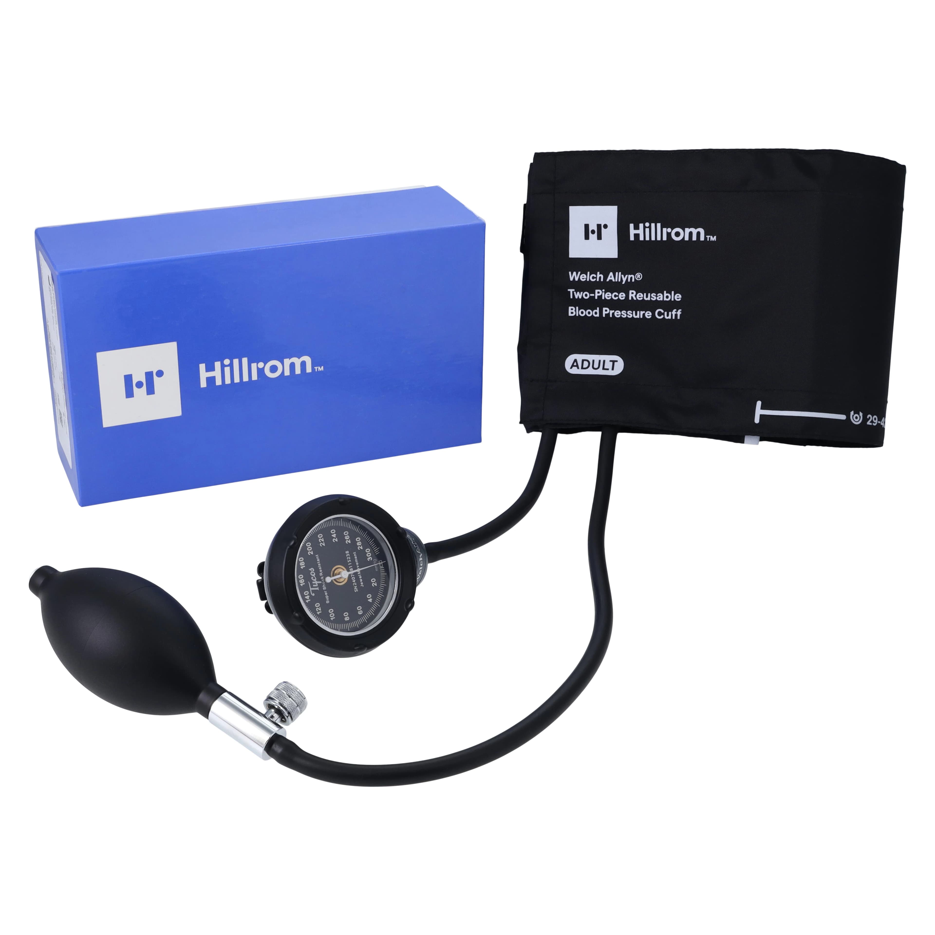 Tycos Classic Series Aneroid Sphygmomanometer with Cuff, Black, Latex-Free, Arm Dial Display, Each thumbnail 2