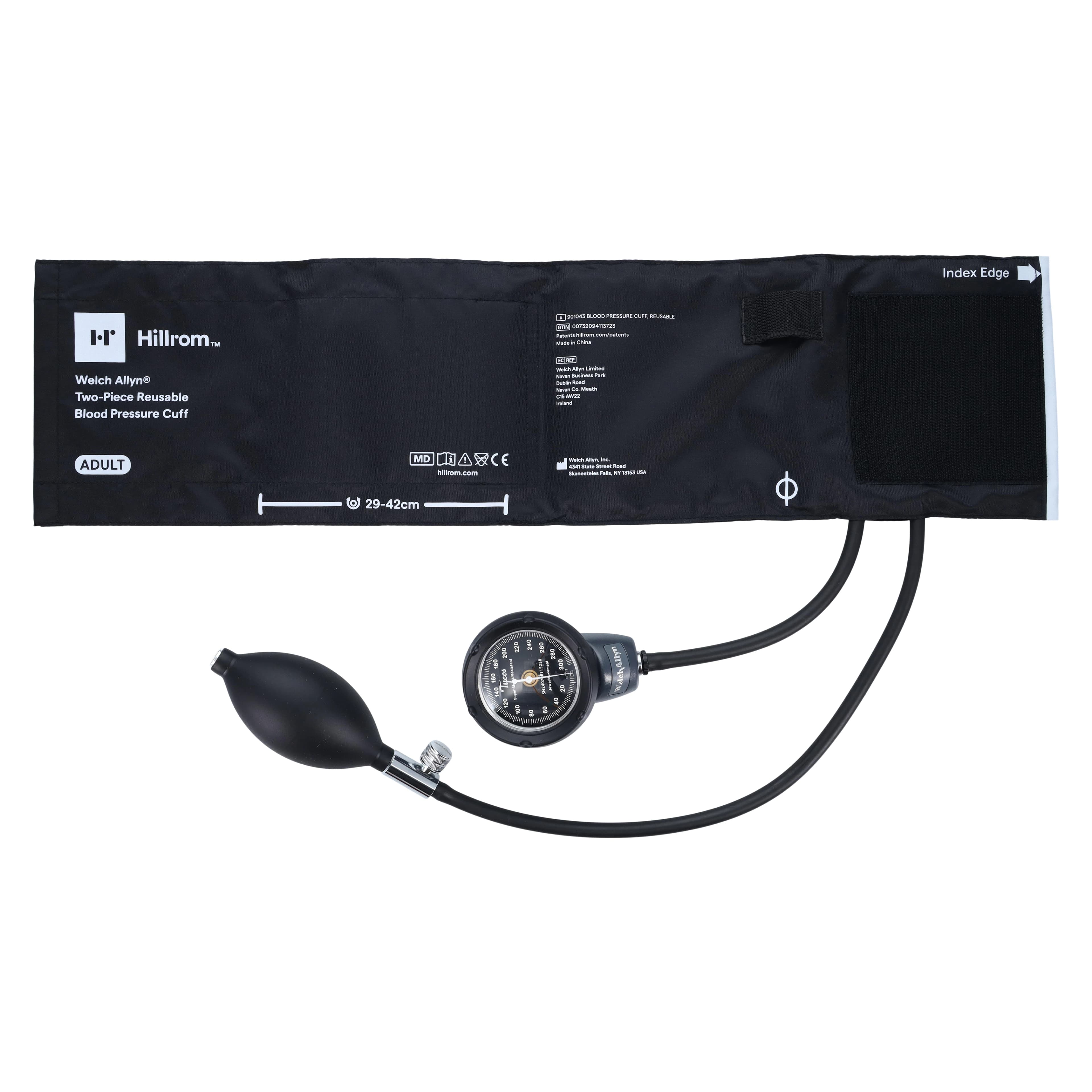 Tycos Classic Series Aneroid Sphygmomanometer with Cuff, Black, Latex-Free, Arm Dial Display, Each thumbnail 3