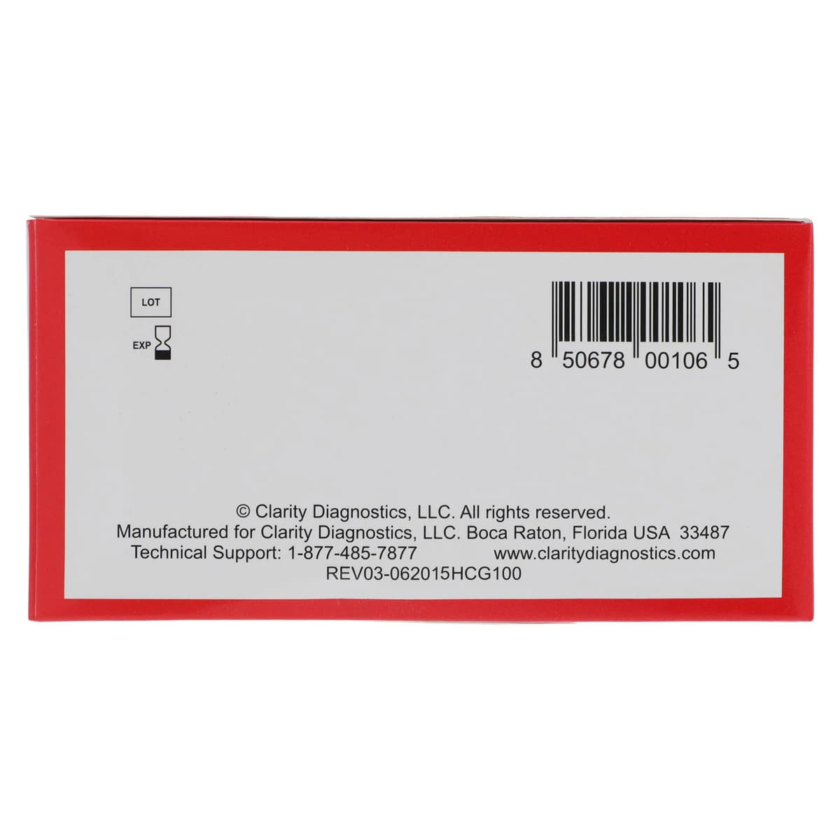 Clarity hCG Urine Pregnancy Test Strips, CLIA Waived, 100/Box thumbnail 7
