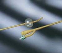 Bard Silastic 2-Way Foley Catheter, Silicone Coated Latex, 26 Fr, 30 cc Balloon, Medium Round Tip - Foley Cath Silast St.26fr - Image 1