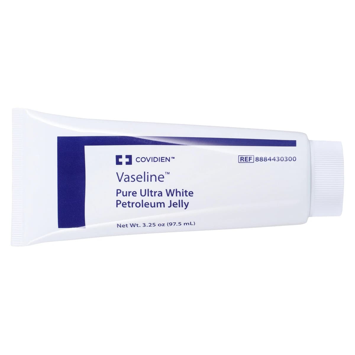 Vaseline Pure Ultra White Petroleum Jelly, 3.25 oz (96 mL) Tube - White Petroleum Jelly, 3 oz Tube - Image 1