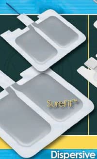 Conmed SureFit Electrosurgical Grounding Pad, Dual Dispersive, 25/Box - Grounding Pad Dual Dispersive - Image 1